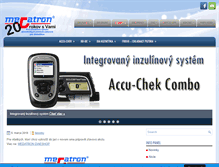 Tablet Screenshot of medatron.sk